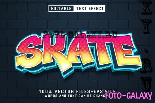 Skate Editable Text Effect CB6QD6B