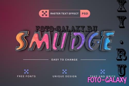 Smudge - Editable Text Effect - 42284946