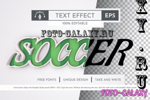 Soccer Editable Text Effect - 279401100