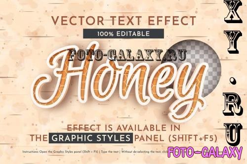 Honey Editable Text Effect - 279953084