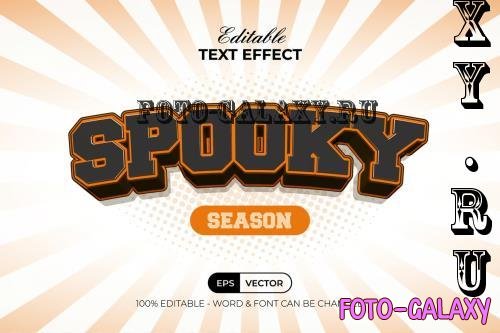 Spooky Text Effect Curved Style - 282108200