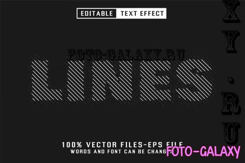 Lines Editable Text Effect - 7XCTXEW