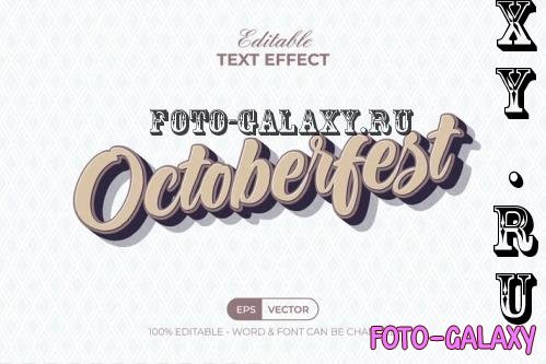 Octoberfest Text Effect 3D Style - 284668005