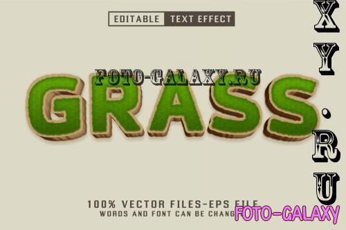 Grass Editable Text Effect - CMV46NG