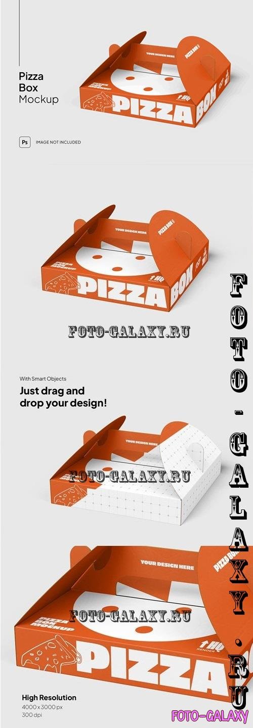 Pizza Box Mockup - P22ZJ9J