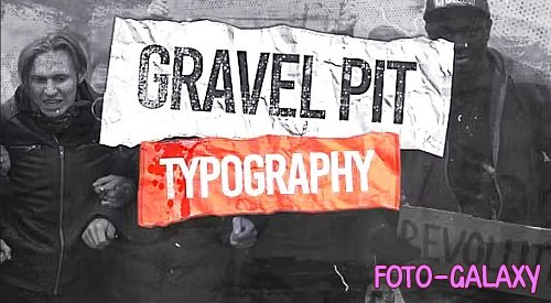 Gravel Pit Typography 1383557 - Project for After Effects