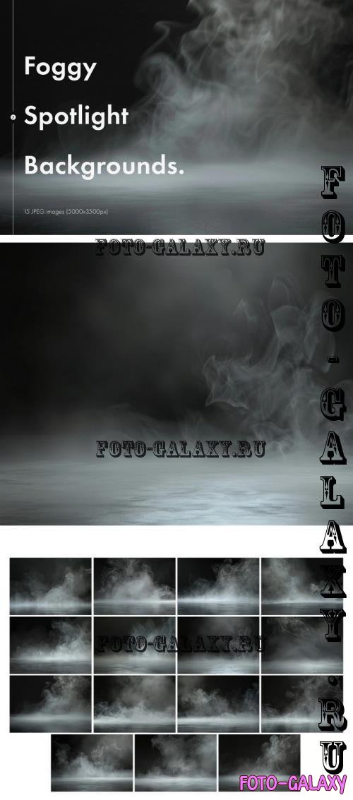 Foggy Spotlight Backgrounds - AA9U32M