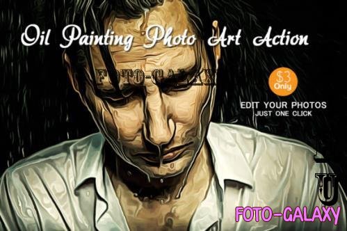 Oil Painting Photo Art Action - 358426