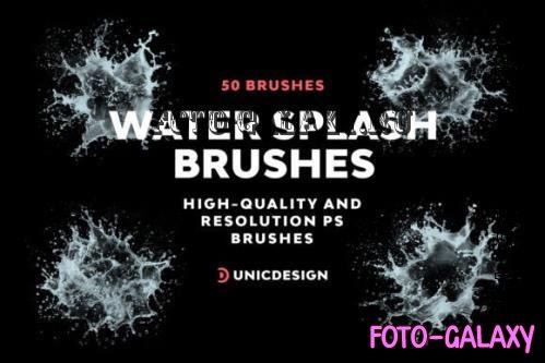 Water Splash Photoshop Brushes - 280061155