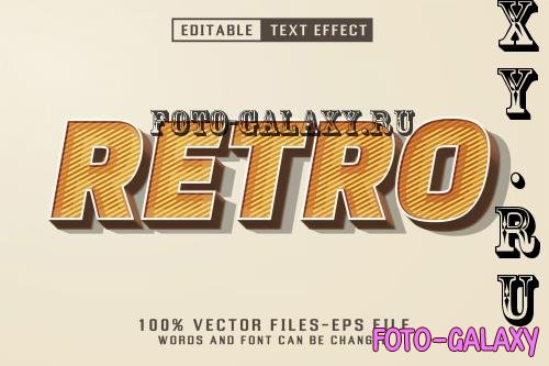 Retro Editable Text Effect - YZDLHLT