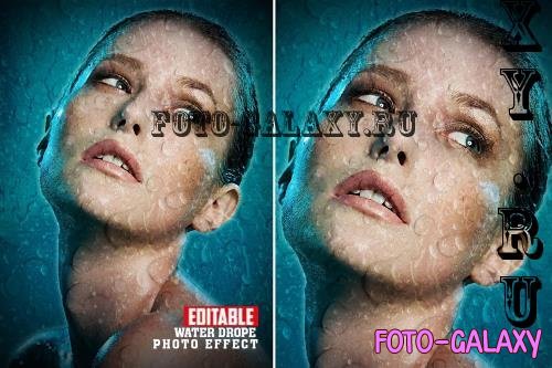 Watercolor Drope Photo Effect 01