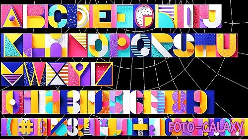 3D Modular Typography Kit 1670460 - Project for After Effects