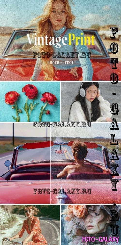 Vintage Noise Print Photo Effect - 282143798 - ZWZKXT7