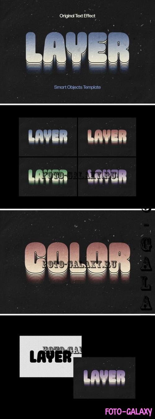 Layered Text Effect - 285414038