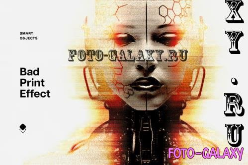 Bad Color Print Photo Effect - 285414178