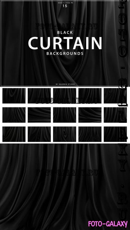 Black Curtain Backgrounds - BPNER4X