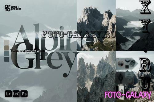 ARTA - Alpine Grey Presets for Lightroom - M487FRY