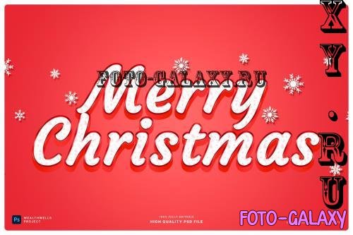 Christmas Glossy Text Effect - WM23XLR