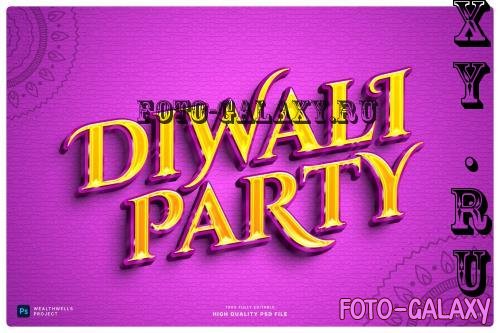 Glossy Diwali Text Effect - VWQW976