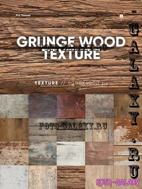 20 Grunge Wood Textures - JQ484GY