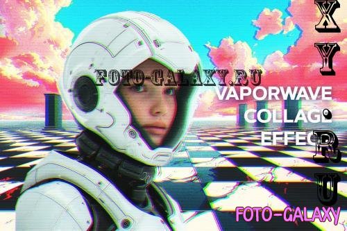 Vaporwave Collage Photo Effect - KW2HRDA