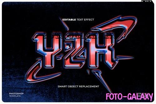 Y2K Chrome Text Effect - AR9Z4A6