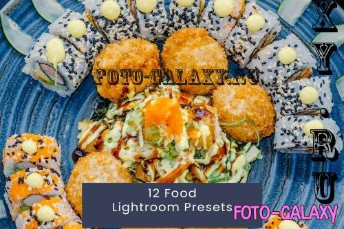 12 Food Lightroom Presets BGHKCG6