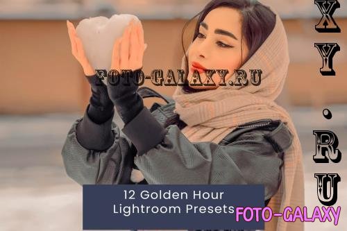 12 Golden Hour Lightroom Presets D86F49L