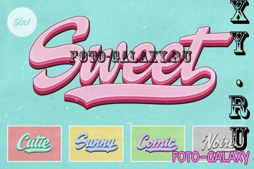 Colorful Retro Text Effects - 285613078 - NG7EYTV