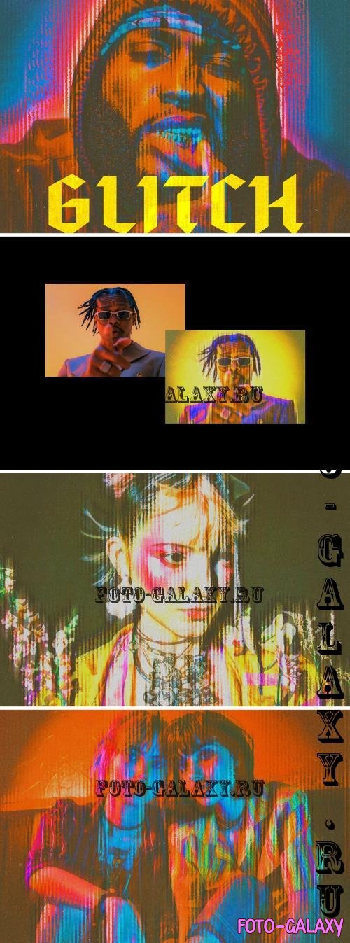 Colorful Glitch Photo Effect - 285642266