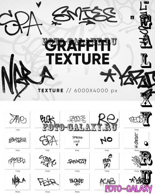 20 Graffiti Texture HQ - 286069726