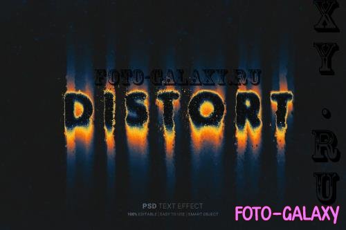 Distort Gradient Text Effect ZK23995