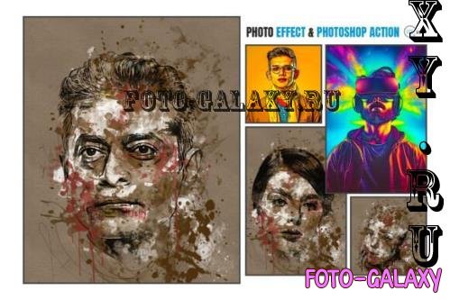 Photoshop Photo Effect & Action - 284086618