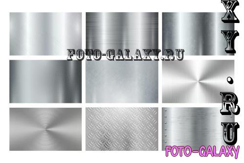 Silver metal textures, chrome or iron - A446ASQ