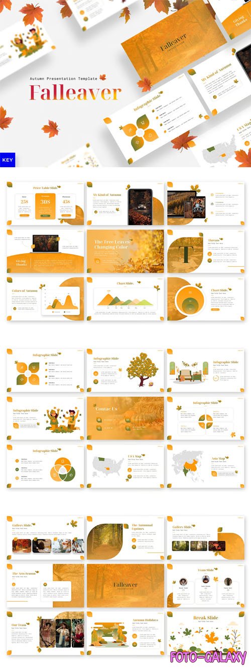 Falleaver - Autumn Keynote Presentation Template