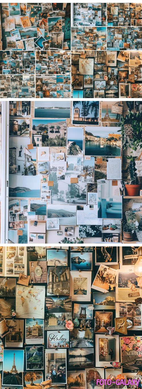 Dream Goals - Vision Board Travel & Home Backgrounds