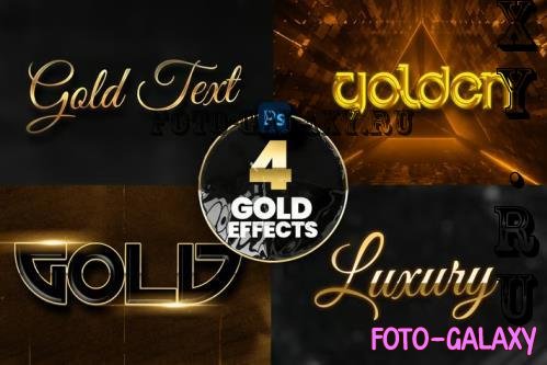 Gold Text Effect  - NDW3S7L