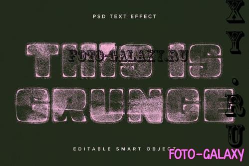 Grunge Stamp PSD Text Effect  - A6GFMMW