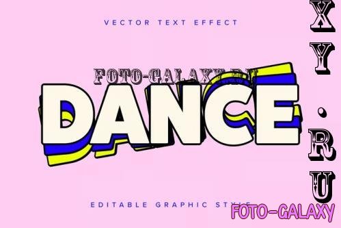 Layered and Spinning Vector Text Effect Mockup  - XNAFC6Q