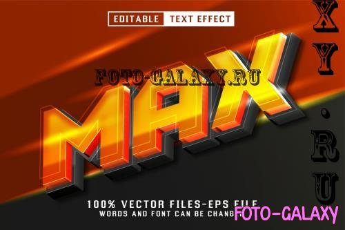 Max Editable Text Effect - NJUX4BT