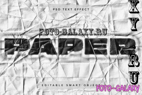 Paper Stamp PSD Text Effect - 7D9FNB8