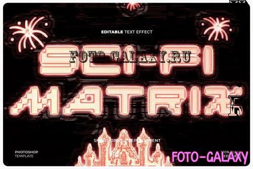 Scifi Matrix Text Effect - ZPCKM5N