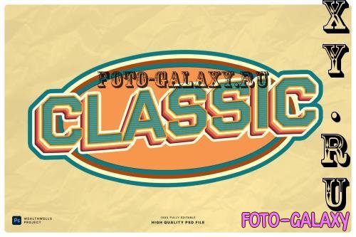 Vintage Classic Text Effect - YUVRBPM