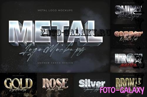 Shining Metal Logo Mockups - LWD8AKX