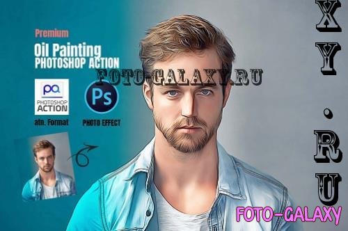  Oil Painting Photoshop Action