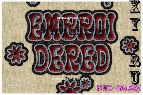 Embroidery Text Effect - ZNQY99U