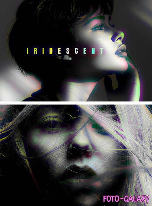 Iridescent Aura Effects for Photoshop