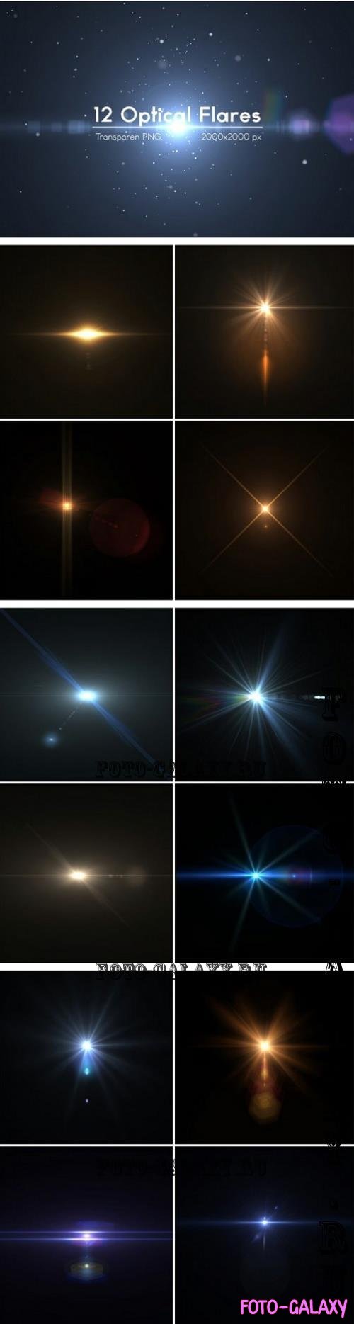 12 Optical Flares - 3LZFYGA