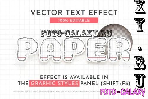 Hand Drawn Paper Editable Effect - 285379256 - YVWUPK9