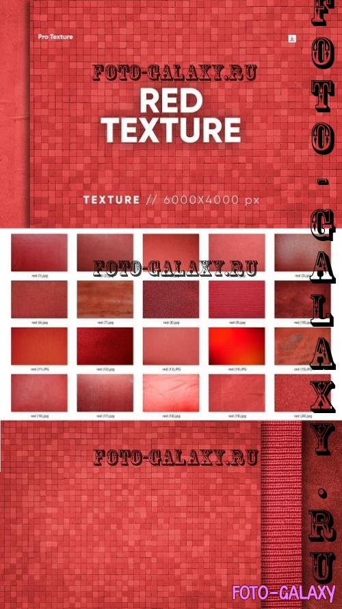 20 Red Textures HQ - 286511849